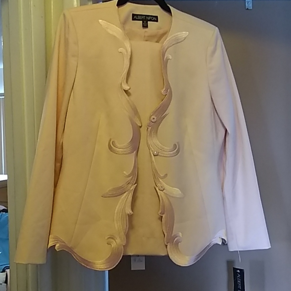 Albert nipon pant suit (2)avail. Sizes 10 & 12